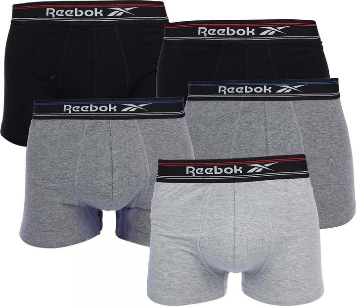 Immagine prodotto Reebok Boxer Sportiva Uomo Misura Confezione 5 (L, Confezione da 5 pezzi)