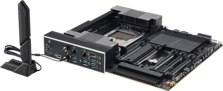 Actual product image ASUS MB PRO WS TRX50-SAGE WIFI (AMD,TRX50,DDR5,CEB) (sTR5, AMD TRX50, E-ATX)