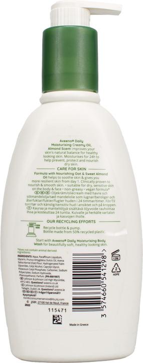 Actual product image Aveeno Moisturising Creamy Oil 300ml (Body lotion, 300 ml)