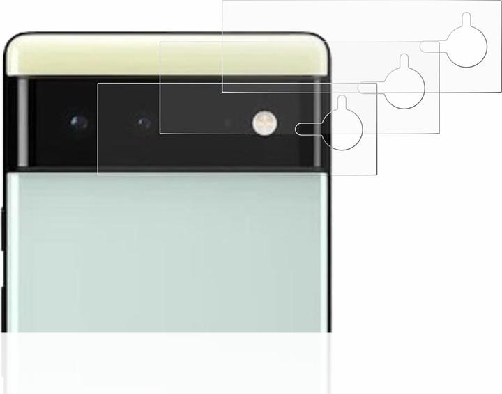 Produktbild BROTECT Schutzfolie für Google Pixel 6 (NUR Kameraschutz) Displayschutz Displayschutzfolie Folie Klar (6 Stk., Google Pixel 6)