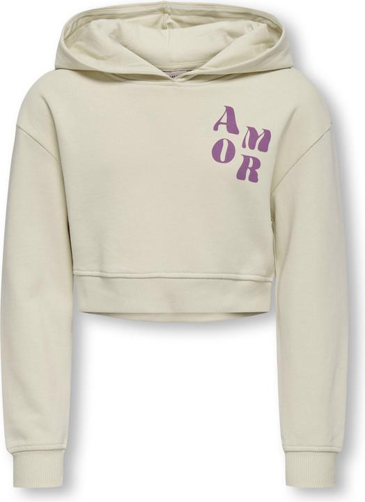 Produktbild Only Normal geschnitten Rundhals Gerippte Ärmelbündchen Tief angesetzte Schulter Sweatshirt Sweatshirt (122, 128)