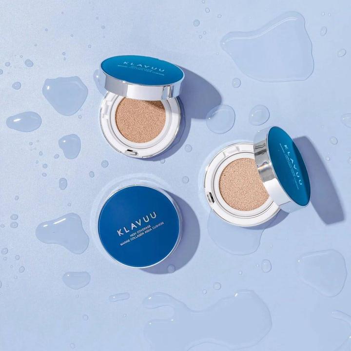 Actual product image Klavuu Blue Pearlsation High Coverage Marine Collagen Aqua Cushion #2