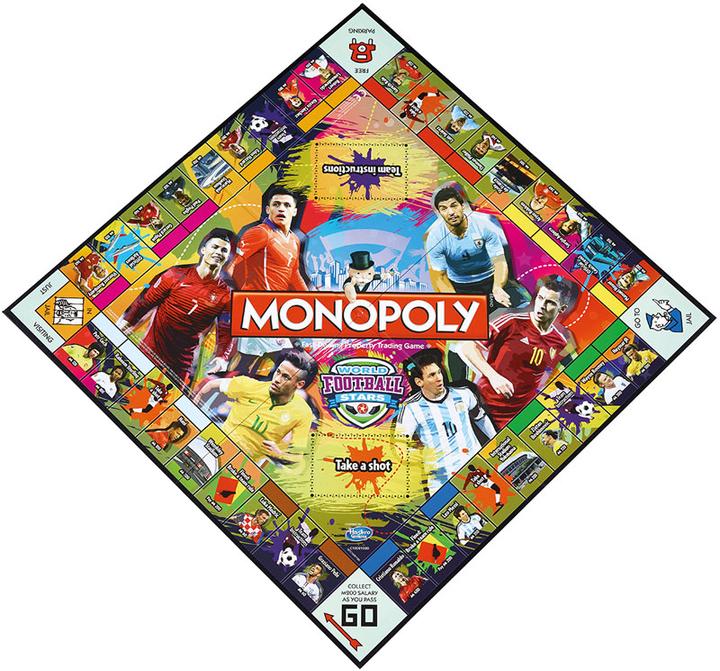 Produktbild Winning Moves : Monopoly - World Football Stars (WM01927-EN1) (Englisch, 2 - 6 Spieler)