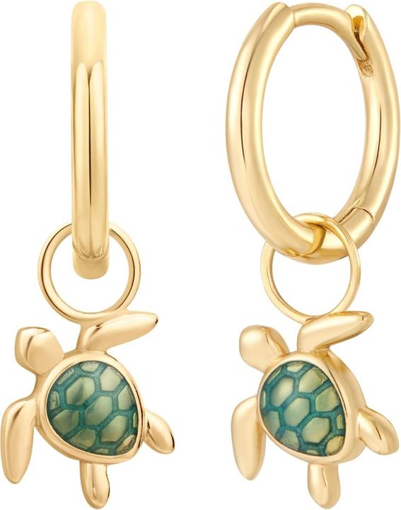 Image du produit Glanzstücke München Boucles d'oreilles femme tortue - 35920 (Argent Sterling)