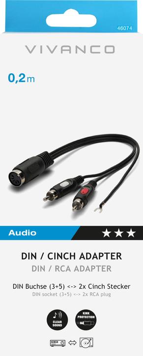 Image du produit Vivanco Adapter DIN/Cinch (Accessoire)