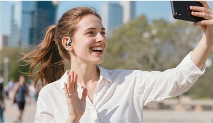 Actual product image Anker Soundcore AeroFit 2 AI green (10 h, Wireless)