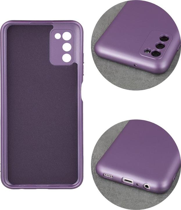 Produktbild OEM Metallische Hülle für Motorola Moto G84 violett (Motorola Moto G84)