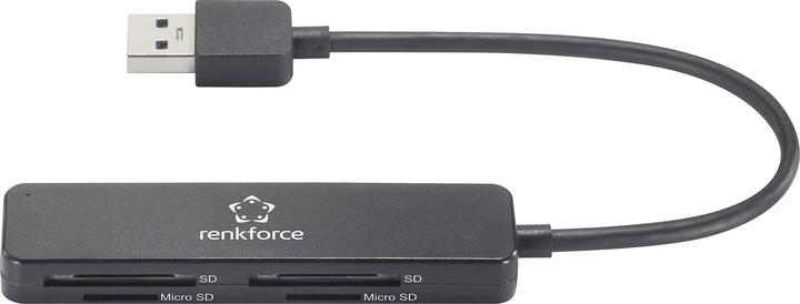Image du produit Renkforce Lecteur de cartes portable USB-A 3 (USB)