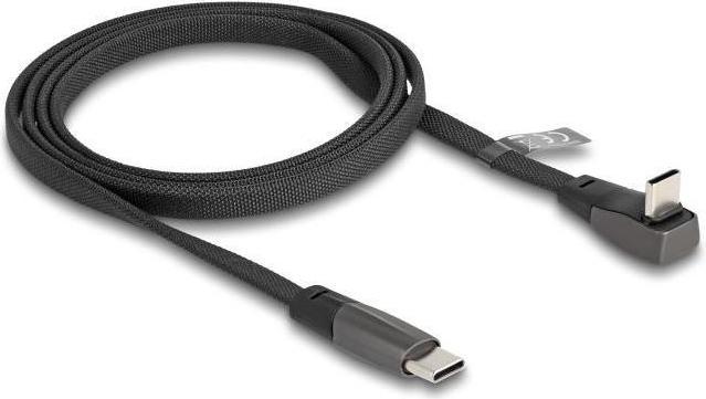 Image du produit Delock Câble plat USB 2.0 USB Type-C mâle vers USB Type (1 m, USB 2.0)
