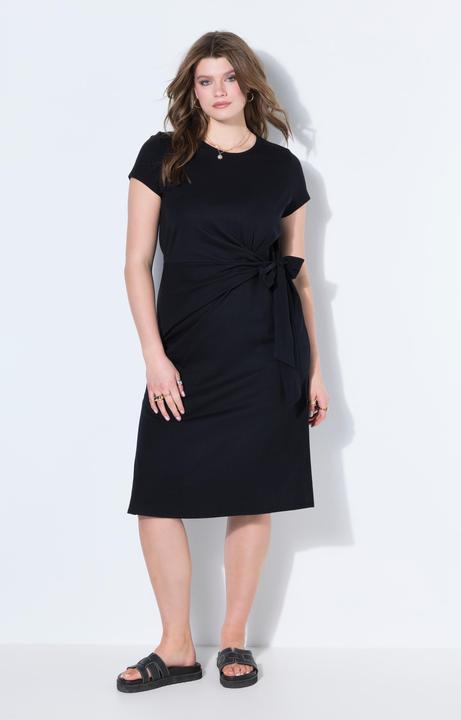 Image du produit Studio Untold Robe midi en jersey évasée, drapé (54, 56)