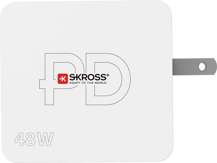 Produktbild Skross USB Netzteil Multipower Combo+, US 48 W, 5 V 9 V (48 W, 2 Ports)