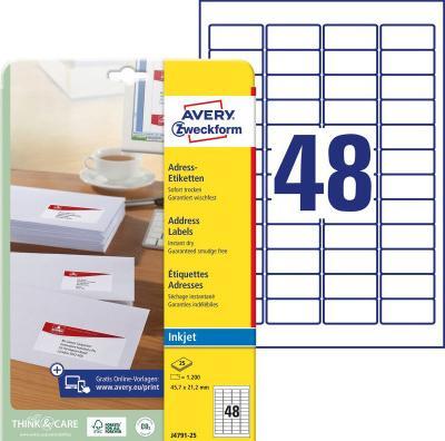 Produktbild Avery Versandetiketten transparent