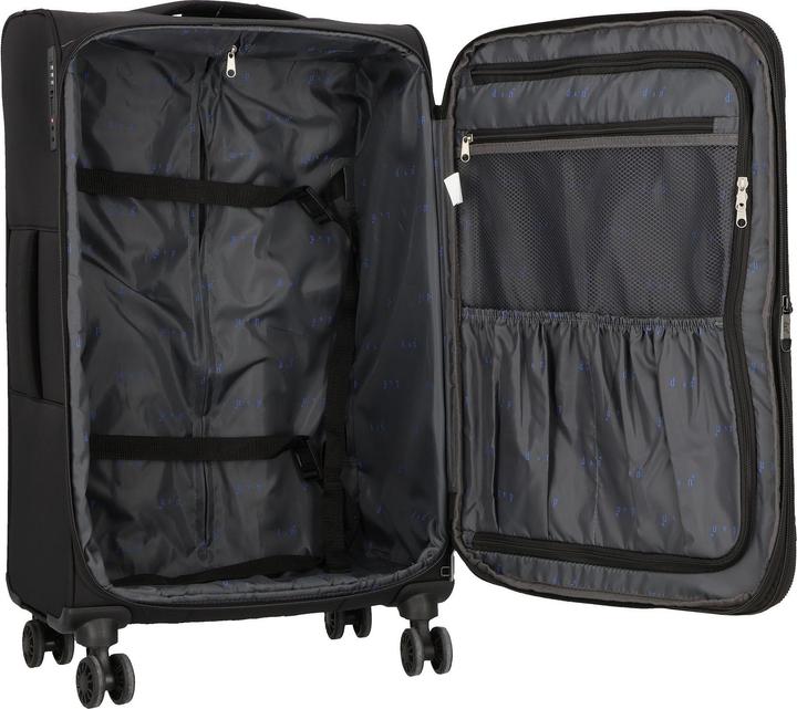 Immagine prodotto D&N Travel Line 9504 Carrello a 4 ruote M 67 cm con piega a espansione (67 l)