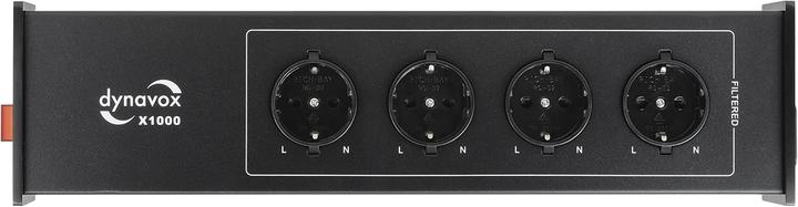 Produktbild Dynavox HiFiSteckdosenleiste X1000B schwarz (4x, 1.50 m)