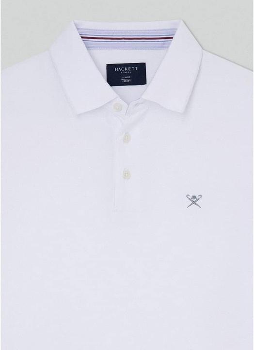 Produktbild Hackett Heren Stripe CLRBAND SS Poloshirt, wit (wit), S, Wit (wit), S (S)
