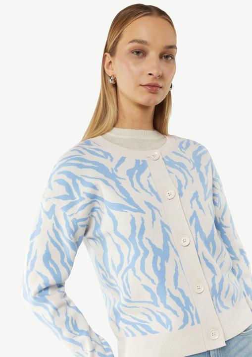 Produktbild Comma Strickjacke Strickjacke mit Jacquard-Muster (40)