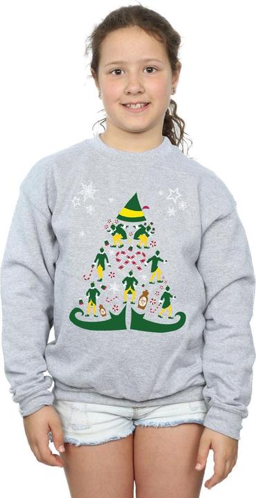 Produktbild Elf Christmas Tree Sweatshirt Mädchen (128)