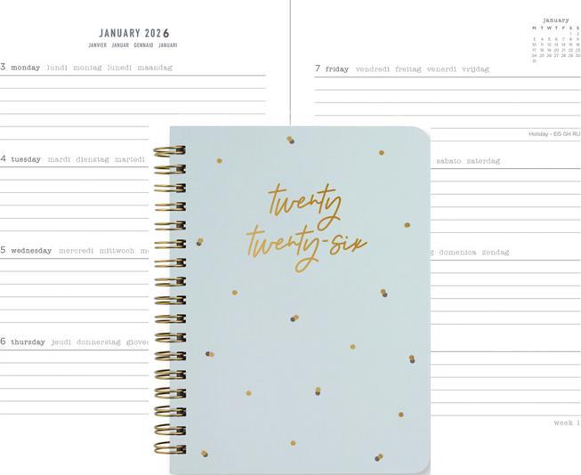 Image du produit Letts Agenda Celebrate (A6)