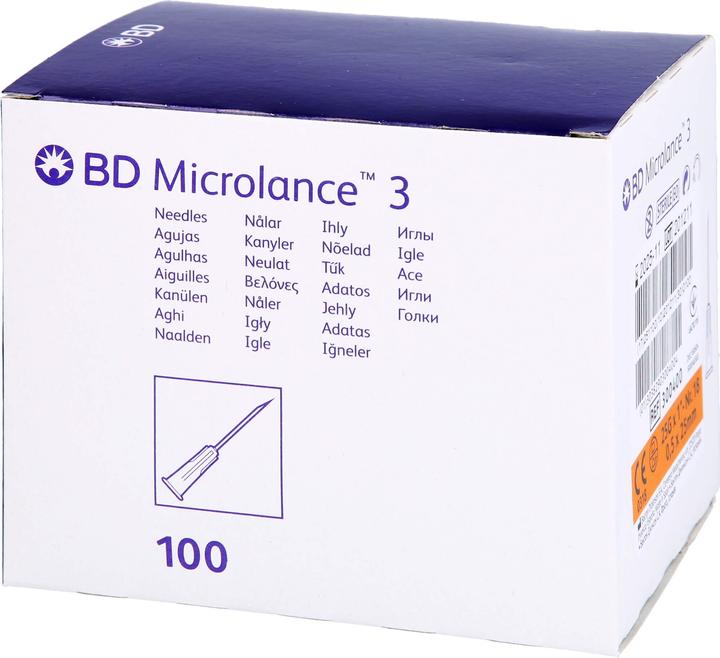BD MICROLANCE 25g KAN 1, 100 pcs KAN