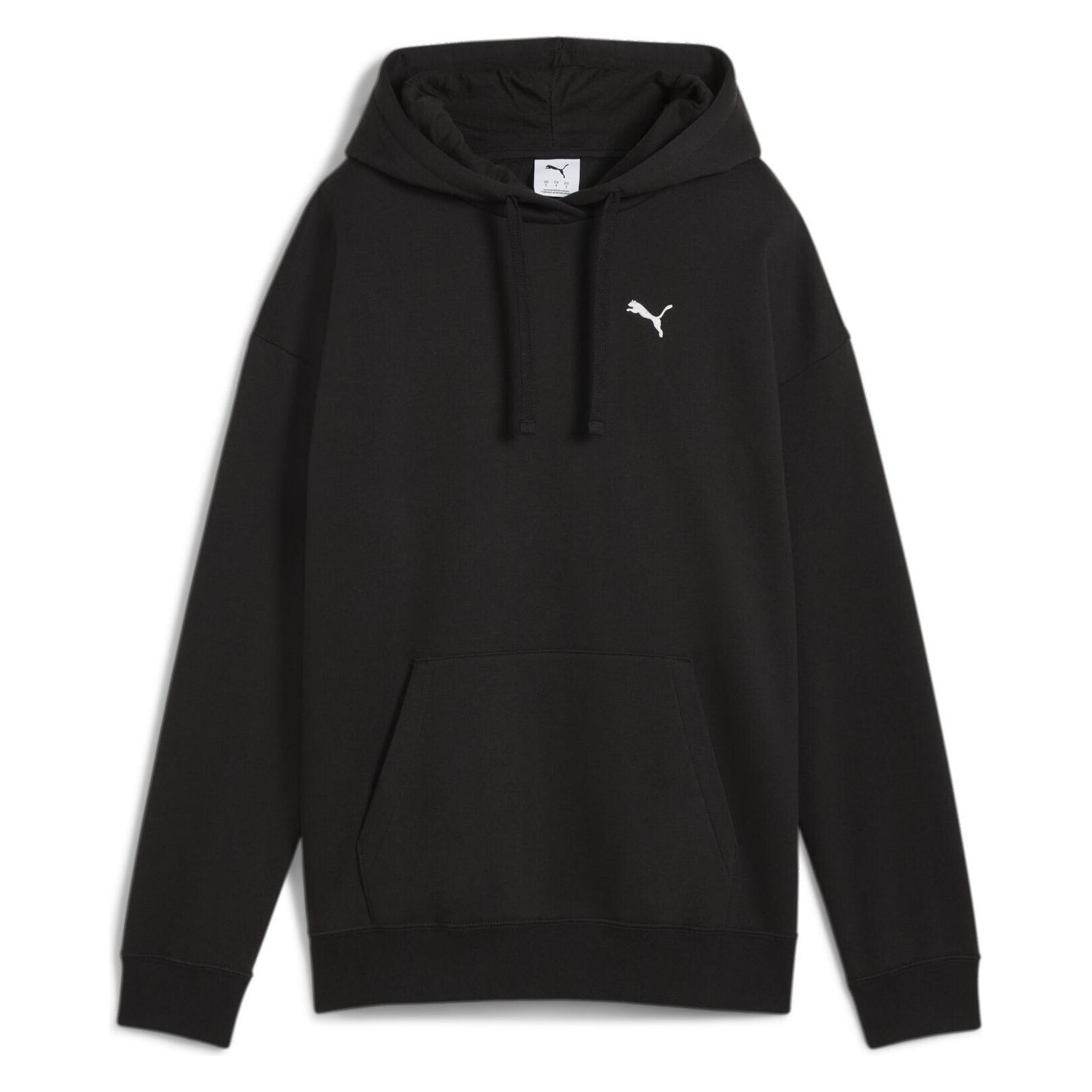 Puma, Vrouwen, Springer, Ess Relaxte Hoodie Fl, Zwart, (Xl)