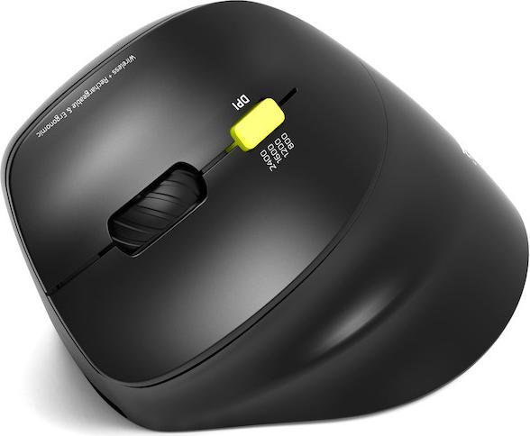 Actual product image Port Designs Souris Bluetooth & 2,4Gh rechargeable ergo gaucher (Wireless)
