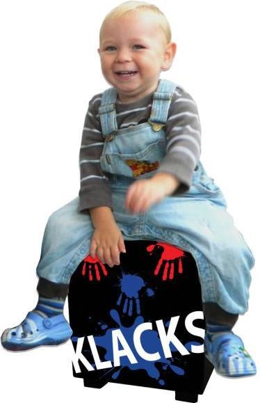 Actual product image Baff Klacks Drum Stool Black Cajon for Kids (Cajon, Percussion)