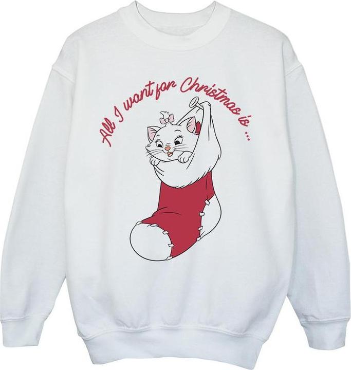 Produktbild Disney Aristocats Marie Xmas Sweatshirt Mädchen (152, 158)