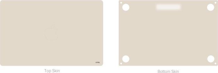 Immagine prodotto JCPAL MacGuard Two-in-One Skin Set for MacBook Air 15" (M2 2023, M3 2025 & M4 2025) - Starlight (15", Apple)