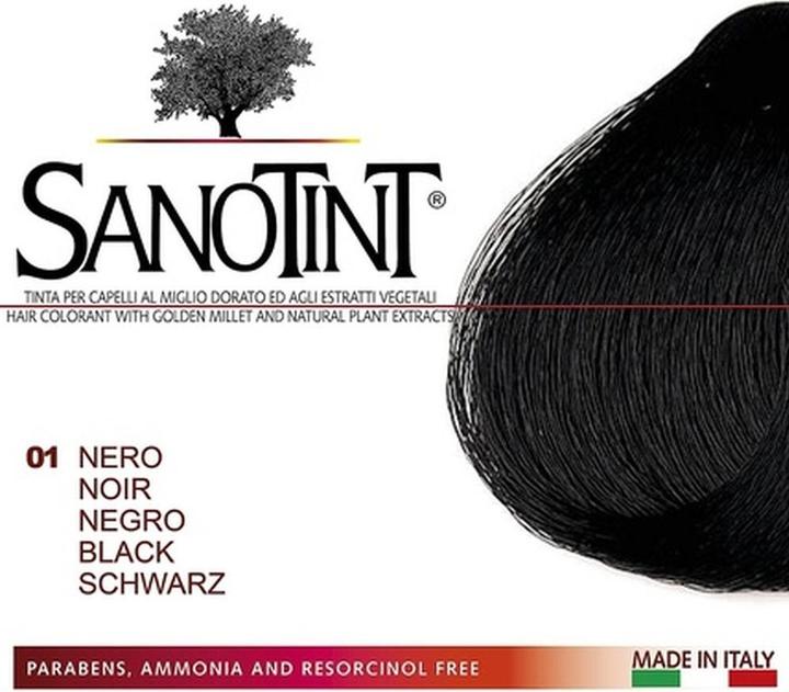 Produktbild Sanotint Haarfarbe 01 schwarz (Schwarz)