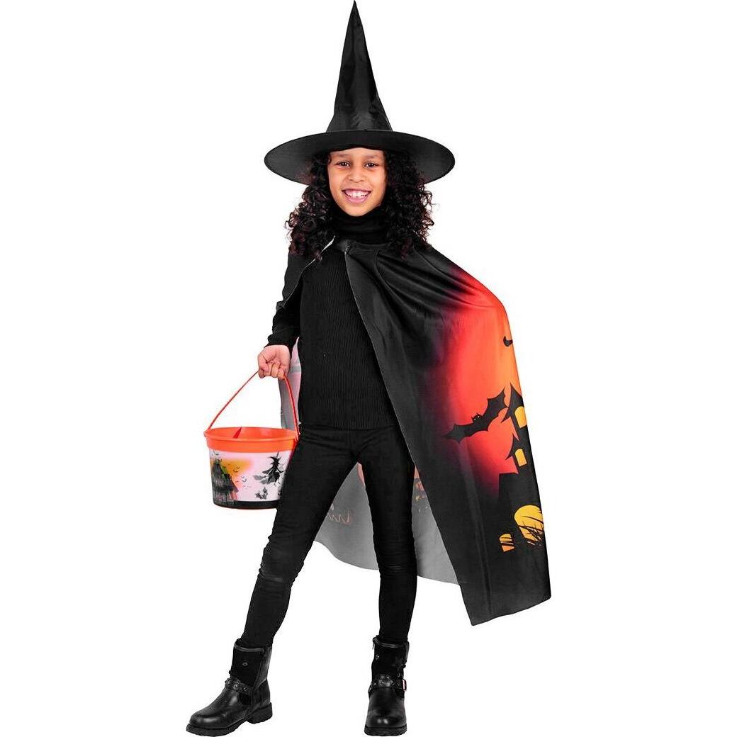 Metamorph Halloween Kürbishexe Accessoire-Set (One Size)