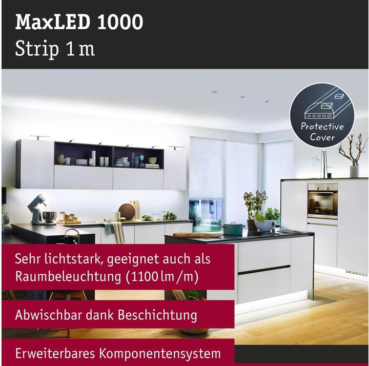 Produktbild Paulmann MaxLED 1000 Stripe (Kaltweiss, 100 cm, Indoor)