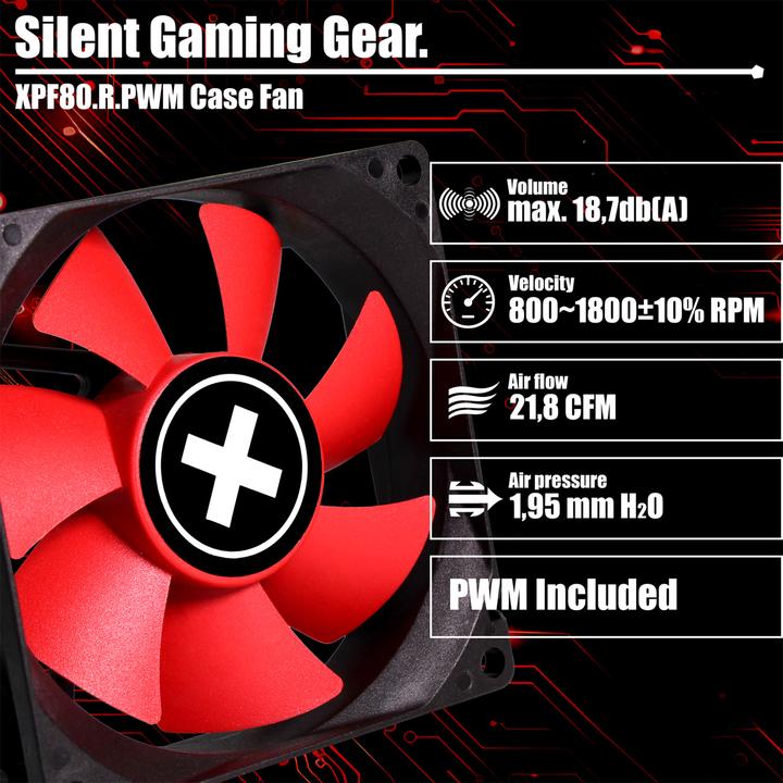 Produktbild Xilence Performance C Series XPF80.R.PWM (80 mm, 1x)