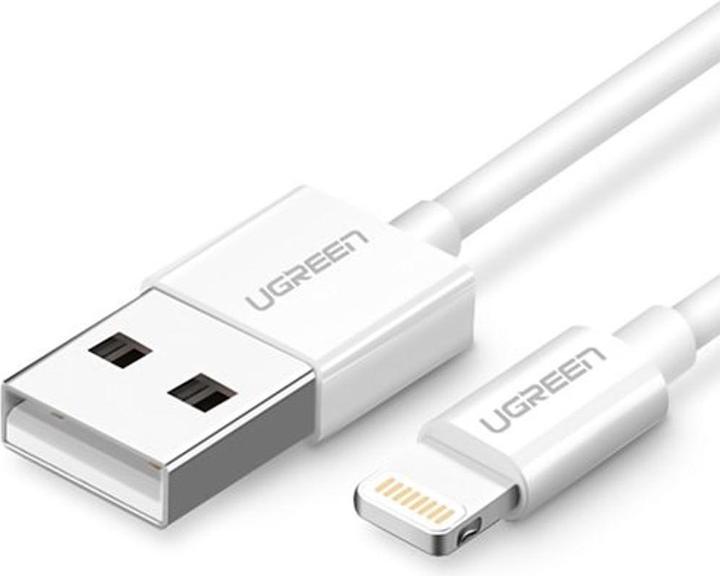 Produktbild Ugreen Lightning zu USB-A 2.0 Kabel (2 m, USB 2.0, 5 W)