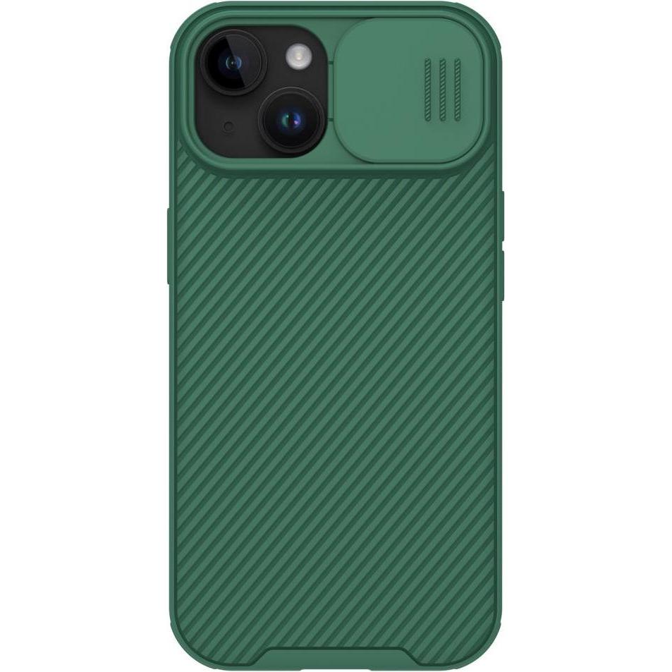 Nillkin CamShield Pro MagSafe Series Hardcase Hülle (Apple iPhone 15 Plus), Smartphone Hülle, Grün