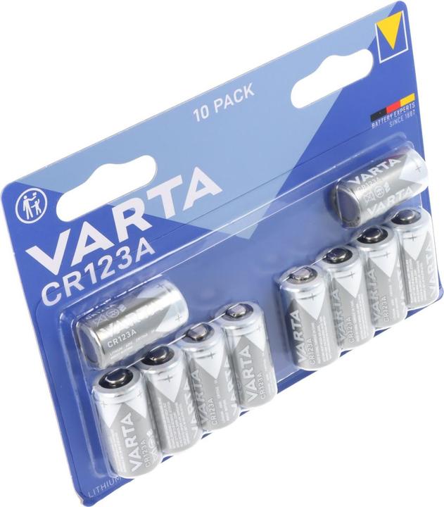 Productafbeelding Varta Foto Lithium (10 Pcs., CR123A, 1430 mAh)