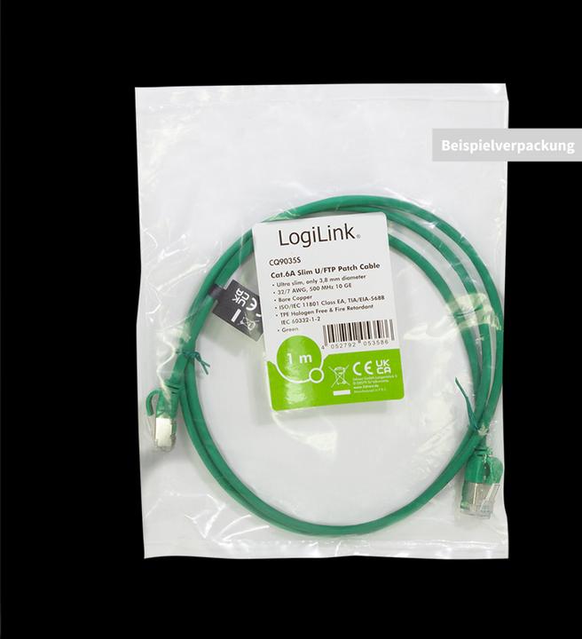 Actual product image LogiLink Network cable (STP, CAT6a, 1 m)