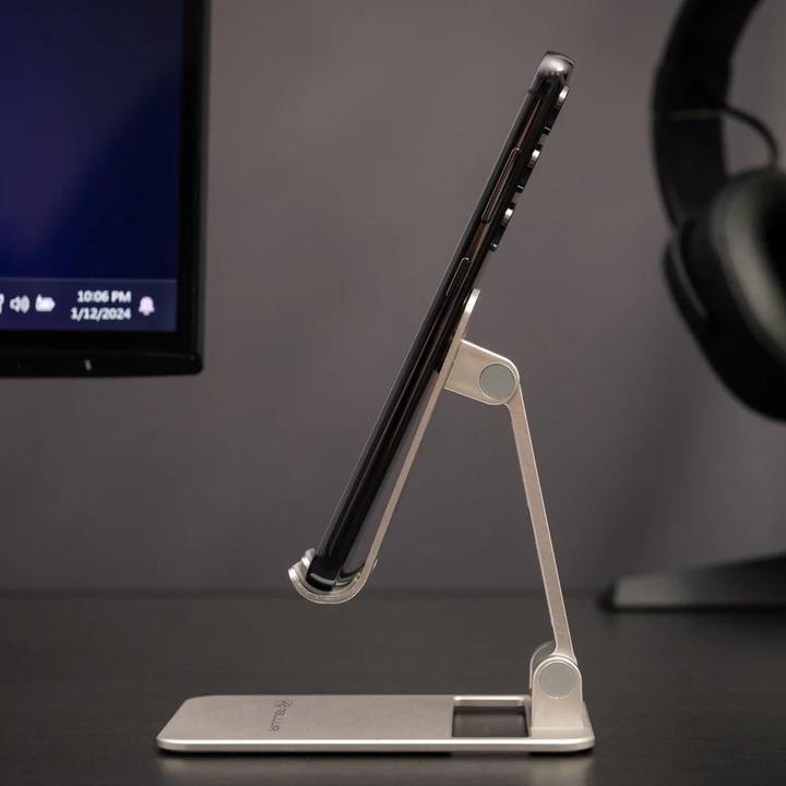 Actual product image Tellur Phone Holder for desk Aluminium Silver