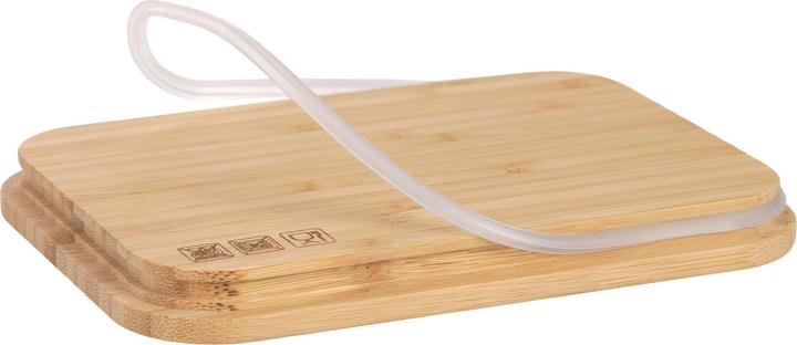 Actual product image Lässig Lunch Box Stainless Steel Bamboo Nature
