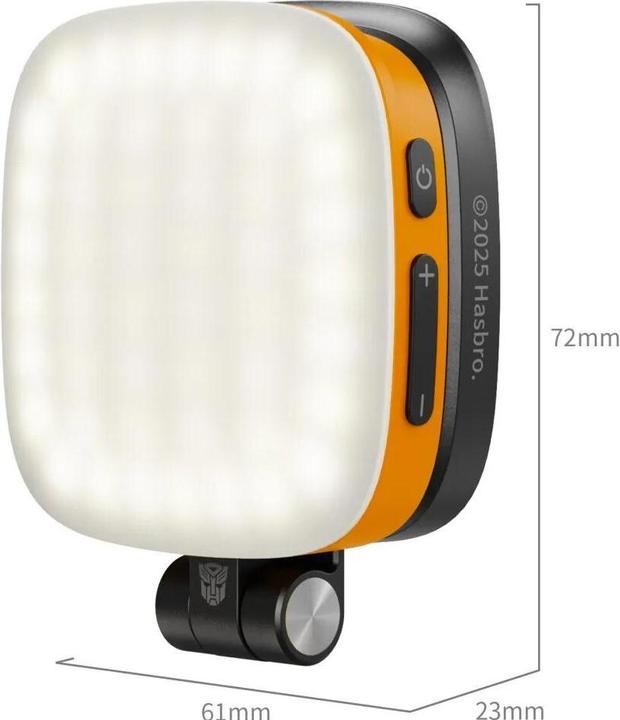Immagine prodotto SmallRig Vibe P48 Telefon LED-Licht BumbleBee Edition (Videocamera)