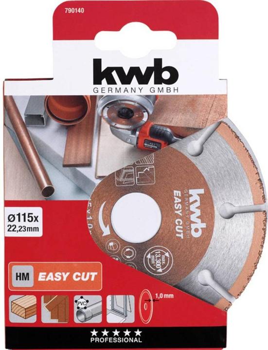 Immagine prodotto kwb Disco da taglio, dritto EASY CUT HM DIVIDING DISC, UNIVERSAL