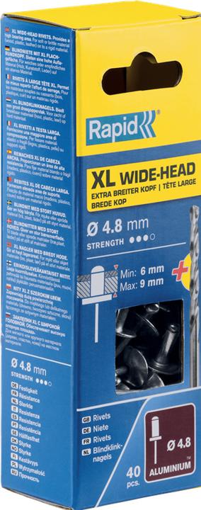 Produktbild Rapid XL Blindniete Ø 4,8 x 12 mm