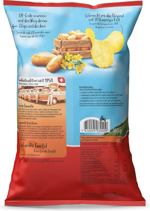 Produktbild Zweifel Cractiv Nature (160 g, 1 Stk.)