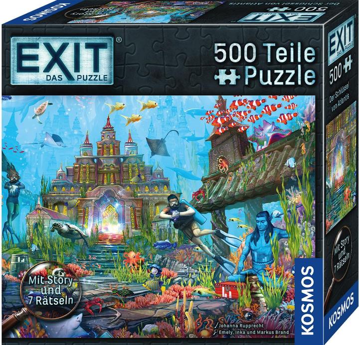 Produktbild Kosmos EXIT® - Das Puzzle Der Schlüssel zu Atlantis (500.50 Teile)