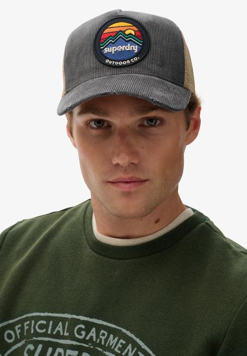Produktbild Superdry Trucker-Kappe aus Cord und Mesh-Gewebe (One Size)