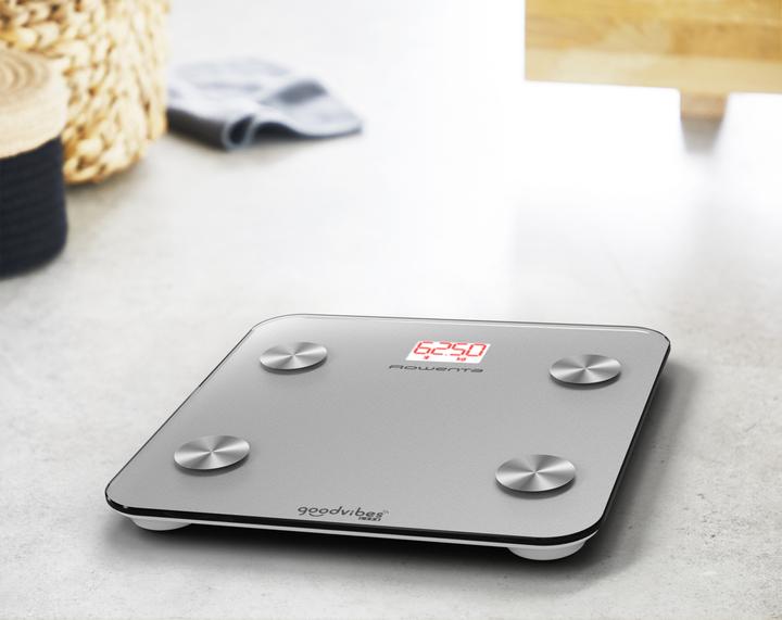 Image du produit Rowenta Goodvibes LIFE BR9600 Square Silver Pèse-personne électronique (160 kg)