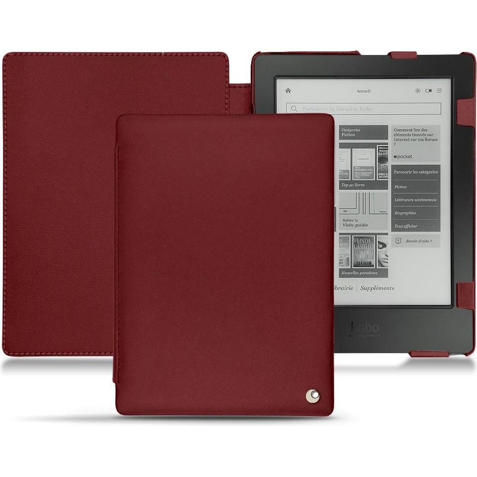 Thumbnail - Noreve Lederschutzhülle horizontal (Aura H2O), eReader Zubehör, Rot