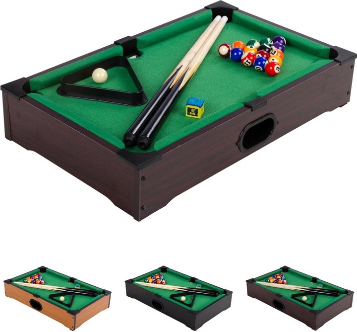 Actual product image Games Planet Mini pool table NANO + accessories, dark