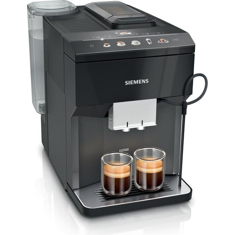 Siemens Siem Vollauto. TP513R09 EQ.500 bk, Kaffeevollautomat, Schwarz