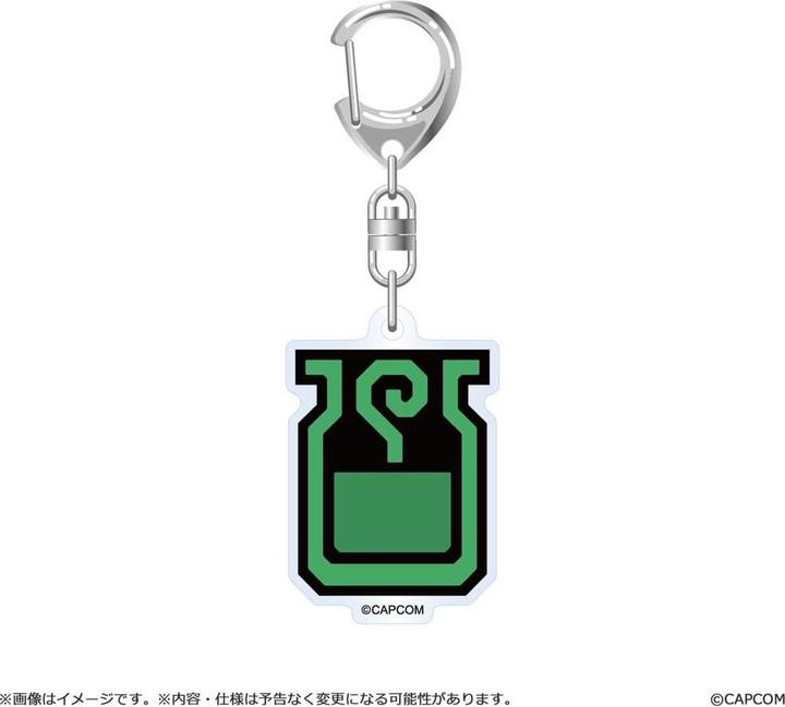 Actual product image Capcom Monster Hunter Wilds Acryl Keychains Item Icon 6 cm Assortment (10)