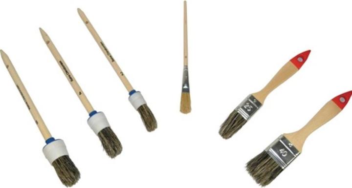 Produktbild HP Autozubehör Pinselset Inhalt 6 teilig gute Qualität (30 mm)